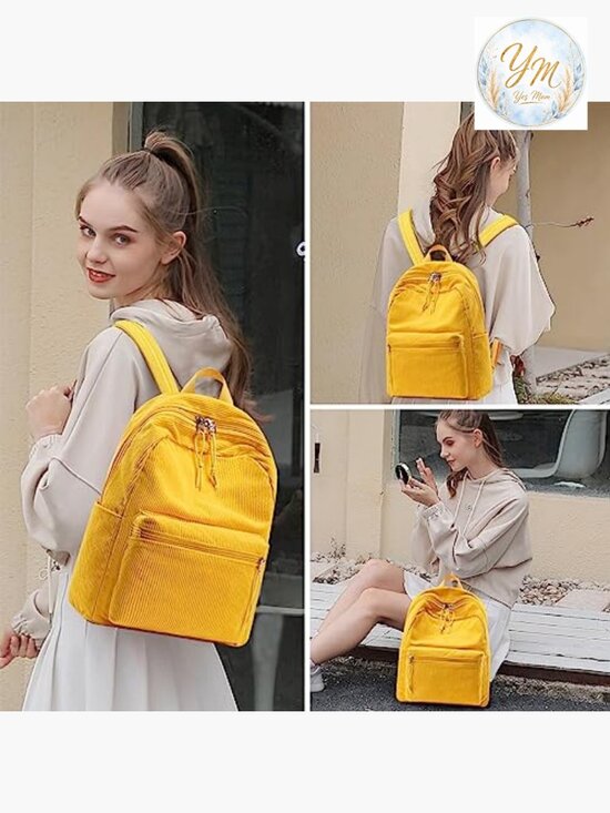 Mini Backpack Water-Resistant Small Backpack Purse Shoulder Bag for School